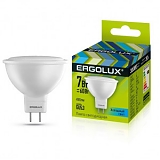 Лампа с/д 7W GU5.3 LED-JCDR-7W-GU5.3-4K Ergolux