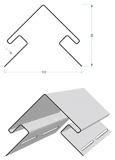 Угол наружный GL 3,0м белый#
