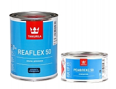 Краска эпоксидн.Tikkurila Reaflex 50 белая в/гл 0,8л (д/ванн)