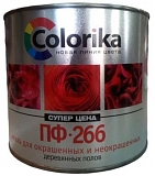 Эмаль ПФ-266 Colorika желто-коричн.0,9кг 