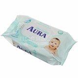 Салфетки влажн.детские Aura Ultra Comfort 100шт.