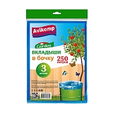 Пакеты-Вкладыши в бочку 40мкм 250л уп/3шт.прозр. Avikomp Garden