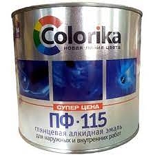 Эмаль ПФ-115 Colorika красная 1,8кг 