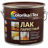 Лак паркетный "COLORIKA&TEX" полуматовый 2,7кг