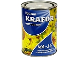 Краска МА-15 KRAFOR белая 0,9кг