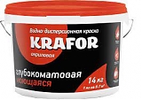 Краска в/д интер.глубокомат.моющ.1,5кг KRAFOR