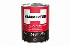 Грунт-эмаль по рж. 3 в 1 серая 0,9г HAMMERTON