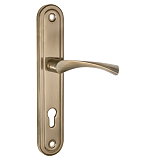 Ручка на планке HANDLE90.Crona.04-85 (P90 8504 Crona) AB бронза 