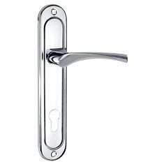 Ручка на планке HANDLE90.Crona.18-85 (P90 8518 Crona) СР хром PUNTO