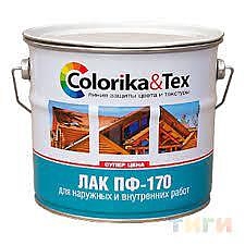 Лак ПФ-170 "COLORIKA&TEX" глянцевый 2,7кг