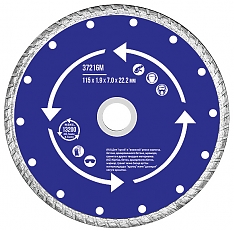 Диск алмаз. отр.турбо 115х1,2х5,0х22,2мм д/кафеля(влаж.резка) (37442)